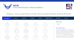 Desktop Screenshot of aircrewman.org.uk