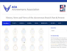 Tablet Screenshot of aircrewman.org.uk